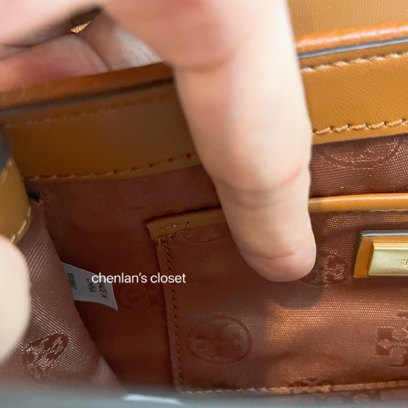 ✨🎀NeW! Tory Burch Britten Floral Small Canvas Saddle Bag - Picture 11 of 12